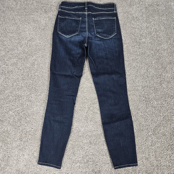 L' Agence Jeans Womens 26 Blue Margot High Rise Skinny Normcore Minimalist - Picture 2 of 10